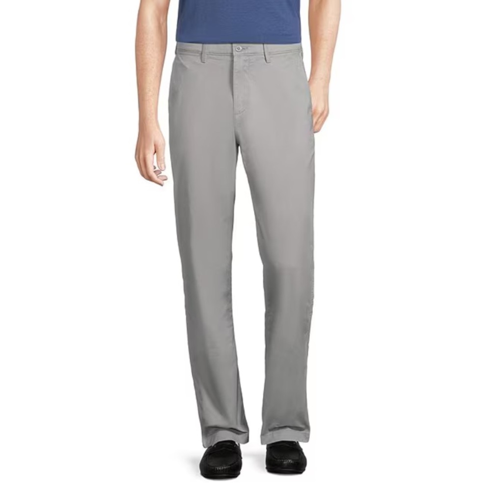 Daniel Cremieux Gray Comfort Stretch Chino Pants